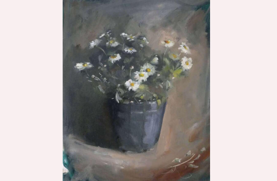 **Lemons** *Oil on canvas* 30 x 40 cm (12 x 16 inches)