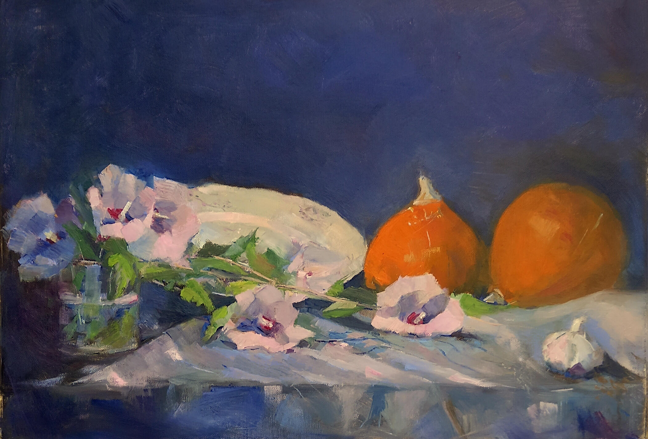 **Lemons** *Oil on canvas* 30 x 40 cm (12 x 16 inches)
