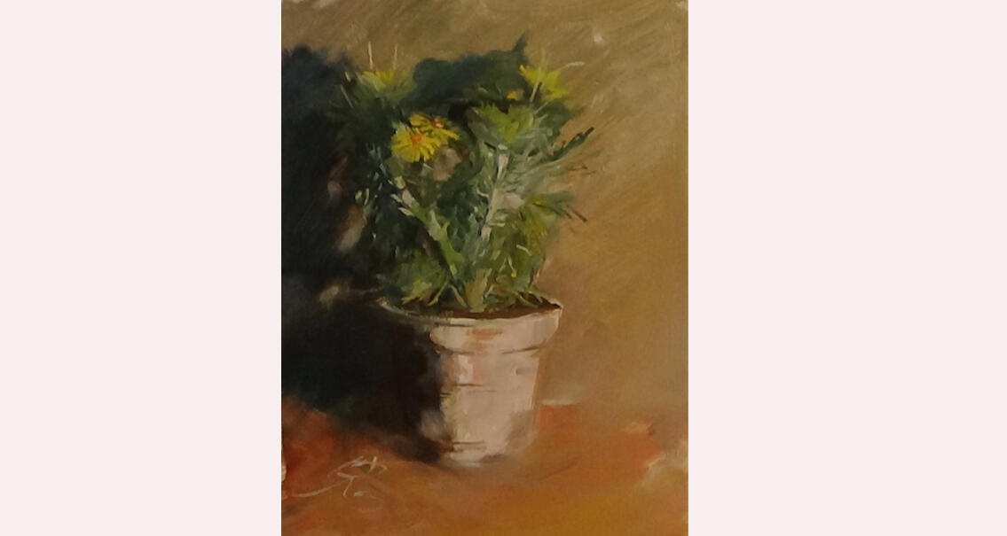 **Lemons** *Oil on canvas* 30 x 40 cm (12 x 16 inches)